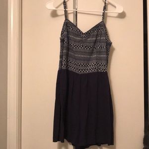 Navy blue romper